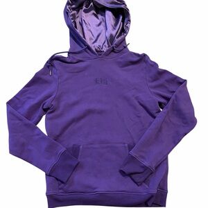 ✨ KIN APPAREL Purple Satin Lined Hoodie ✨ Size Small